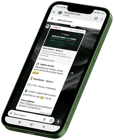 WhatsApp - Bolão AI